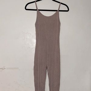 Fashion Nova nude tank jumpsuit
